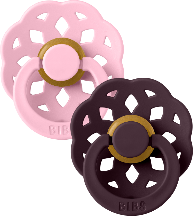 Pacifier Boheme - Baby Pink/Plum - Size 1