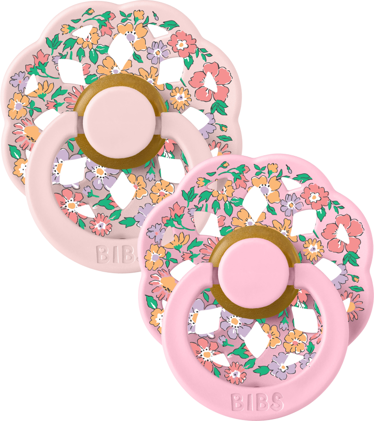x Liberty Pacifier Boheme 2 PACK - Oscar Meadow Latex - Size 1 - Blossom Mix