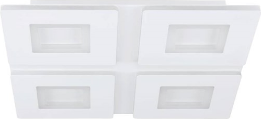 Ceiling Led Lamp Eglo Padrogiano, 26.2W, 2765K, 3800Lm, White, 45X45x5 Cm