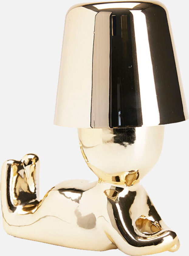 Happy bordlampe liggende oppladbar - gull