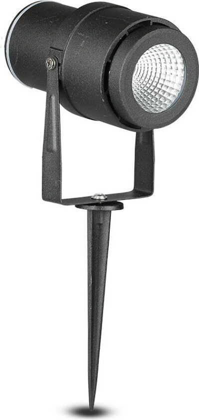 V-Tac Hagejordarmatur Innfelt Led V-Tac 12W Sort Vt-857 Grønn Farge 720Lm