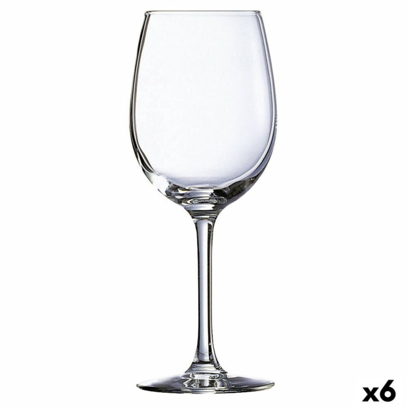 Vinglass Ebro Transparent Glass (580 ml) (6 kvantitet)