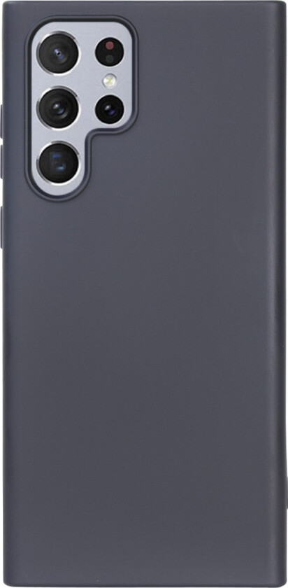 silikon deksel Samsung Galaxy S22 Ultra, svart