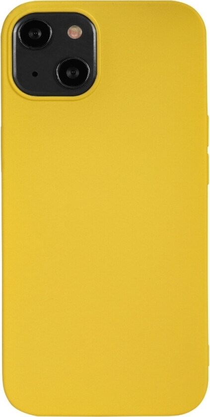 silikon deksel iPhone 13, gul