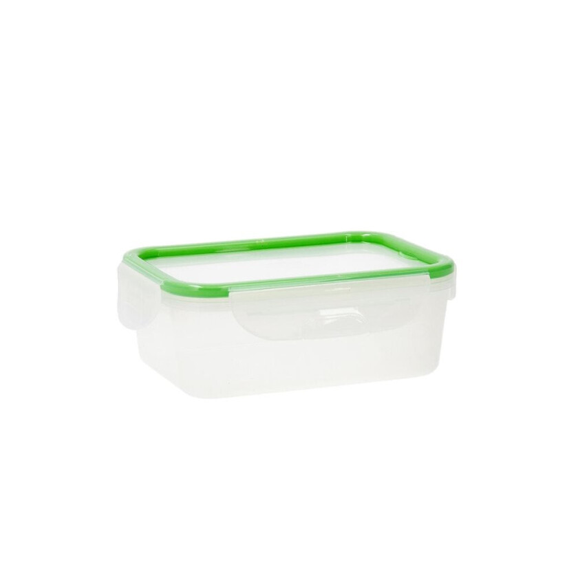 Matboks Quid Greenery 1 L Gjennomsiktig plast 13 x 18 x 6,8 cm - 1 L (4 antall) (Pakke 4x)