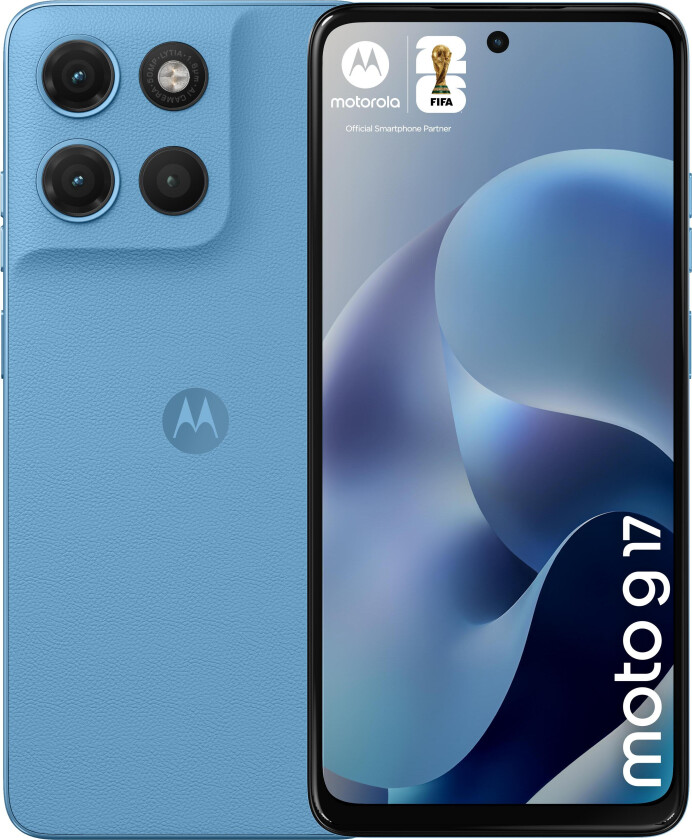moto g17 4G 4/128 GB Android 15 Dual SIM Smartphone Alaskan blue