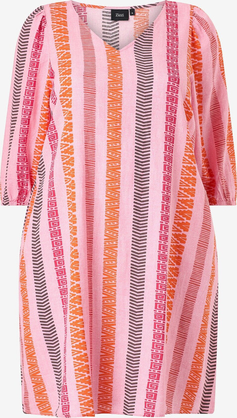 Kjole vLina 3/4 Abk Dress - Rosa