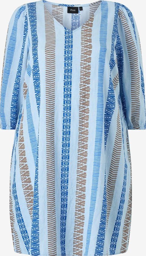 Kjole vLina 3/4 Abk Dress - Blå