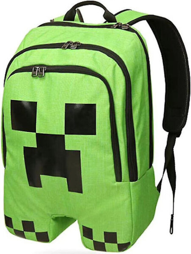 Minecraft Ryggsekk Skolesekk Stor Kapasitet Gutt Utendørs Reise Oppbevaringspose
