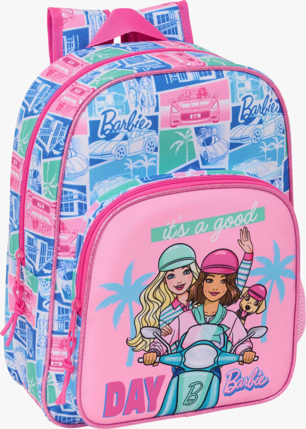 Ryggsekk 10L, Blå/Rosa - Ryggsekker - Polyester