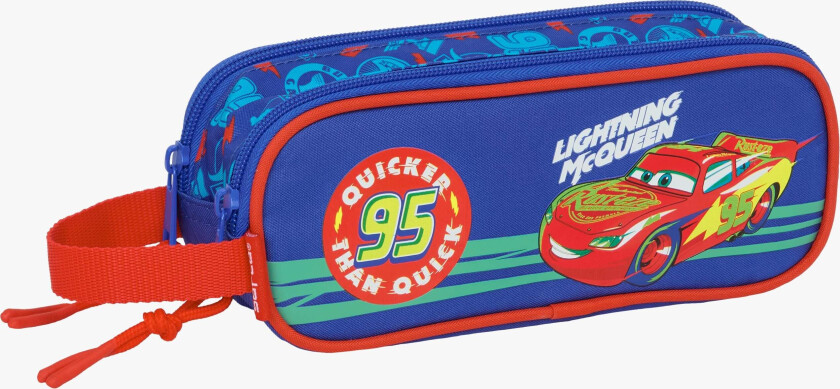 Dobbeltpennal, Blå - Pennal - Polyester