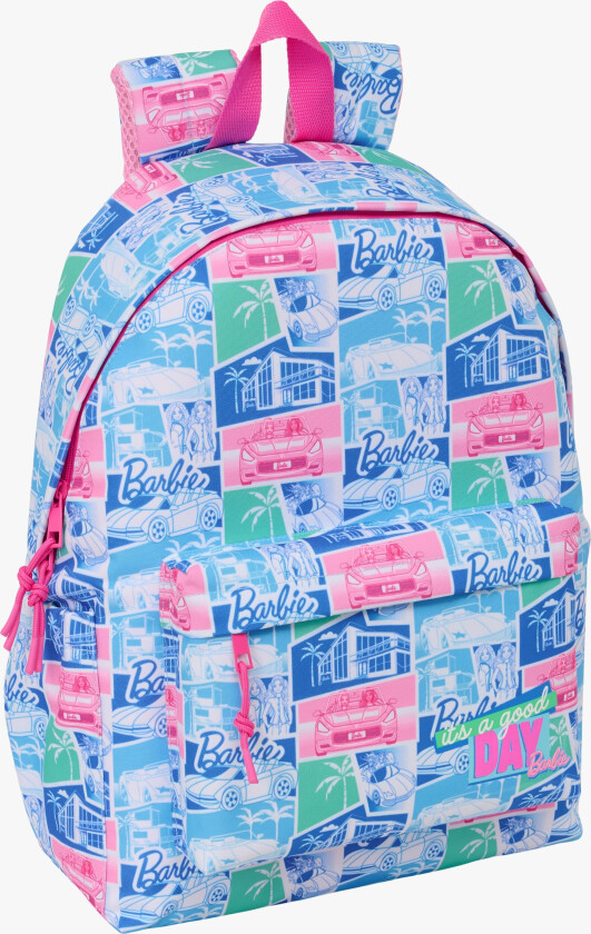 Laptop Ryggsekk 14.1", Blå/Rosa - Ryggsekker - Polyester