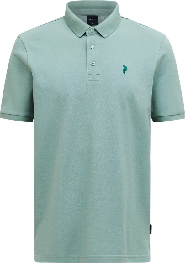 Men's Classic Cotton Polo Green Valley