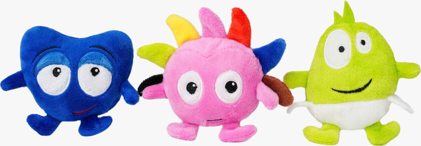 Teddykompaniet Babblarna Kosedyr Dadda Diddi & Doddo 15 cm - Kosedyr