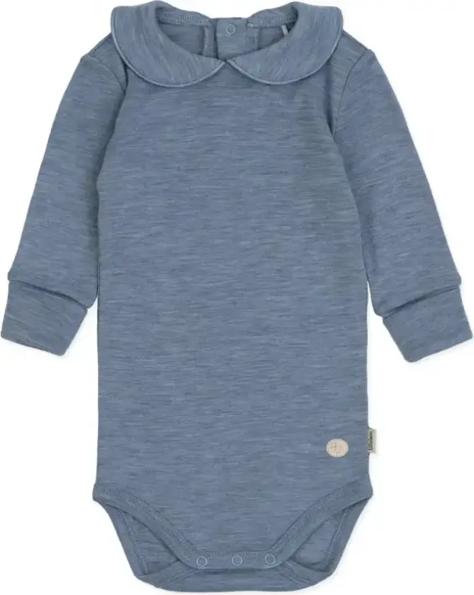 Lillelam - Ullbody Krage Mellomblå - 68