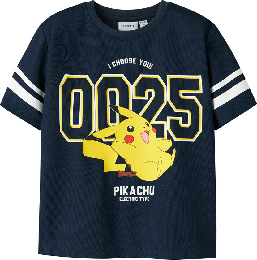 T-skjorte - NmmMic - Navy Blazer - - 5 år (110) - T-skjorte