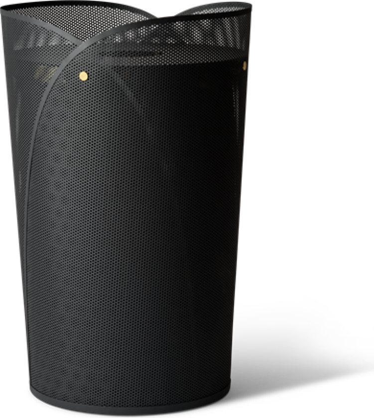 Oya Skittentøyskurv Mørkgrå - Skittentøyskurver Stål Mørk Grå - 10360