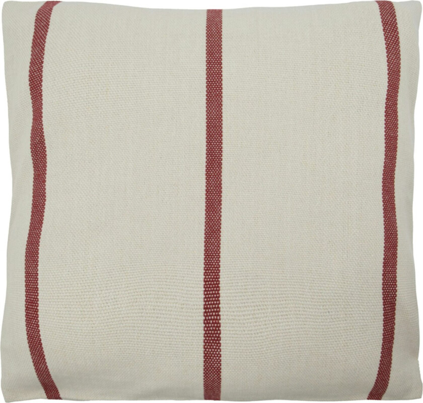 Bilde av Nula Putetrekk 50x50 Cm Mørkerød / Off-white - Pynteputer & Trekk Bomull Brun - 900001342
