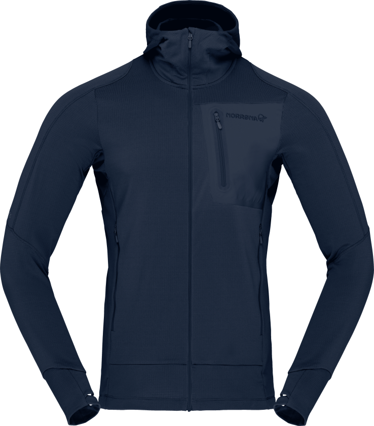 Falketind Power Grid Hood M'S Indigo Night M, Indigo Night