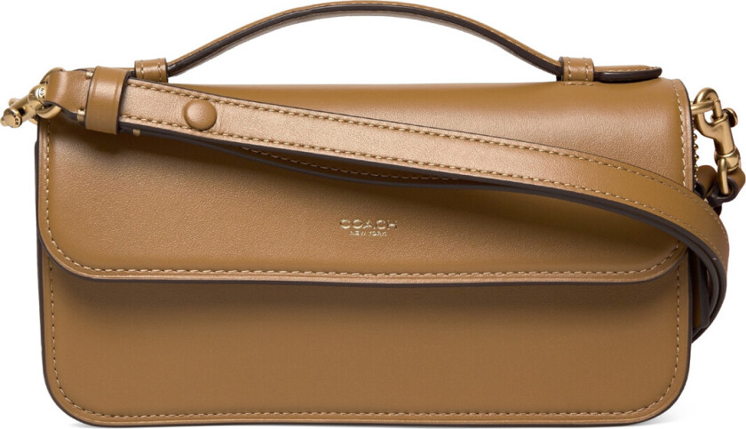Refined Calf Leather Elora Top Handle Crossbody Bag - Khaki green - ONE SIZE