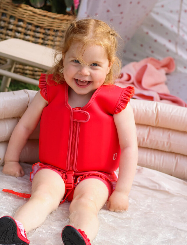 Svømmevest - Berry - Red - 1-3Y