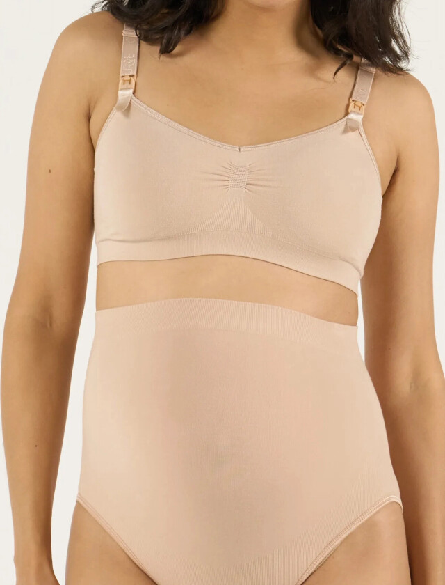 Maternity And Nursing Bra Curve - Beige - S