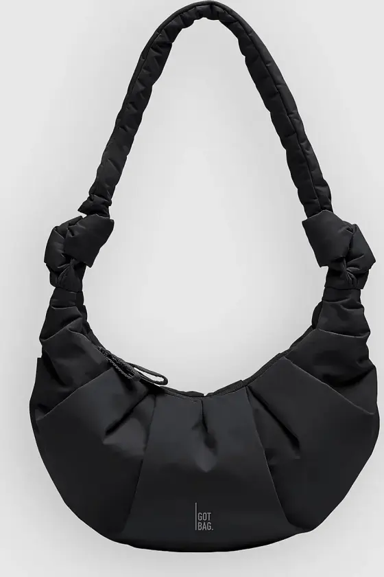 Pleat Moon Small Monochrome Skulderveske svart