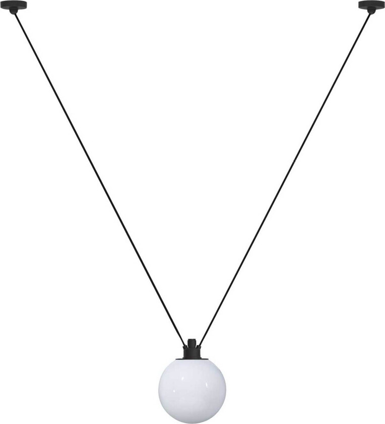 323 Taklampe Ø250 Glass