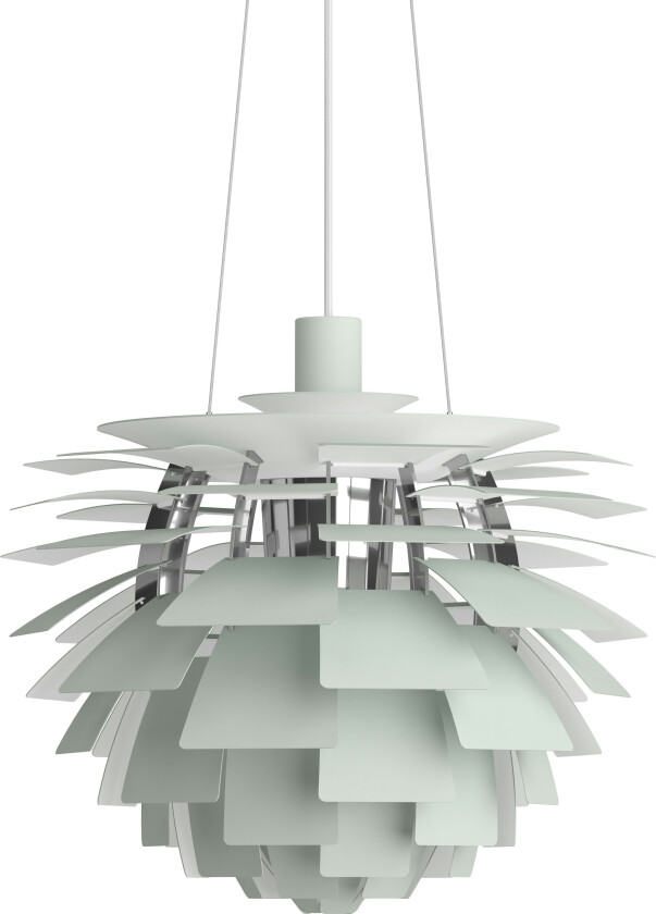 Bilde av PH Kongle taklampe Ø48 - dusty green/krom