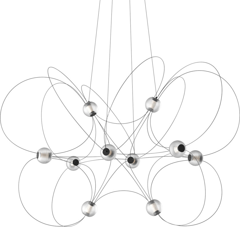 Munari 10 Pendel (PRE-ASSEMBLED) Svart