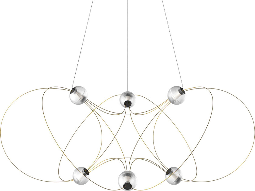 Munari 6 Pendel (PRE-ASSEMBLED) Gull