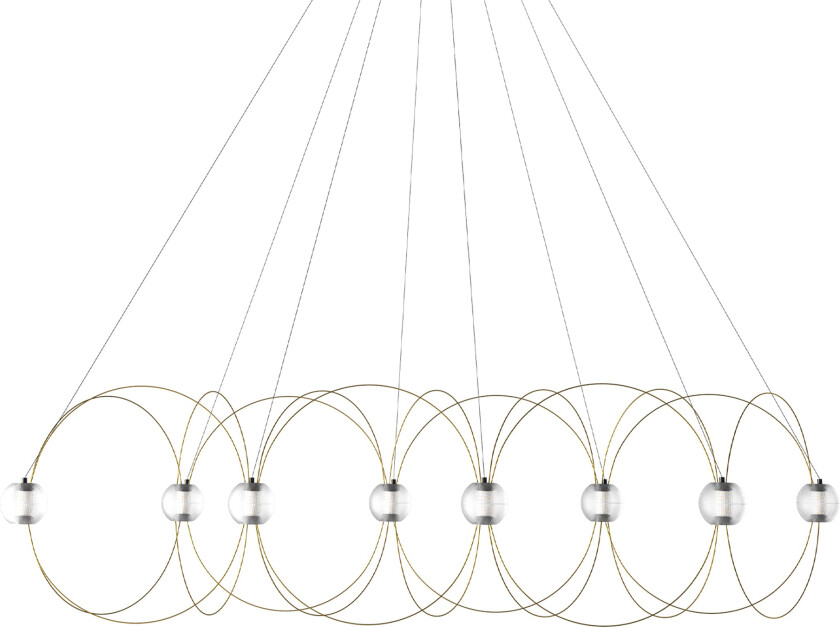 Munari 8 Pendel (PRE-ASSEMBLED) Gull