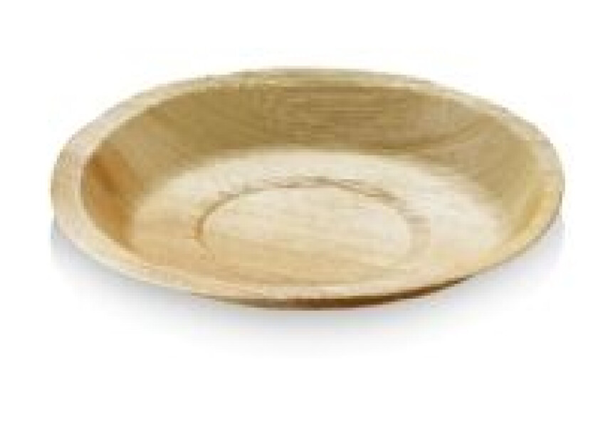 Tallerken palmeblad 22cm 25stk/pak - (4 pakker)