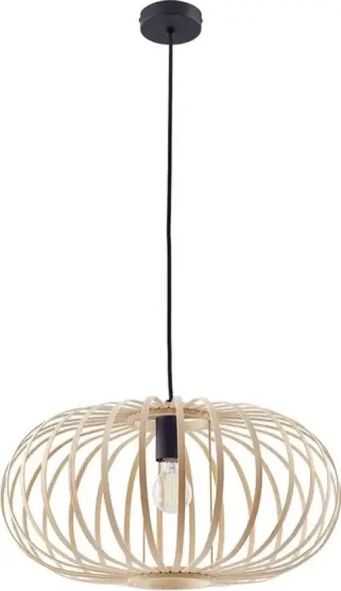 hengelampe Lielle, naturlig bambus, Ø 50 cm