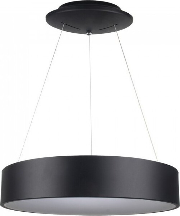 V-Tac Hengelampe V-Tac 30W Led Rund Pendellampe, Dimbar Svart Vt-32-1-B 3000K 2250Lm 3 Års Garanti