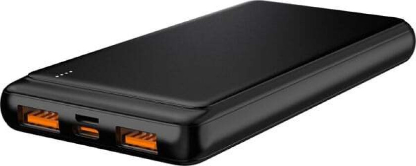 PQC-10009 - Fast charge Powerbank with 10000mAh battery Nødlader - Svart - 10000 mAh