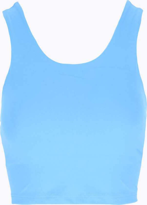 Nina Crop Tanktop - Blå - Dame - Sports-BH - Middels støtte