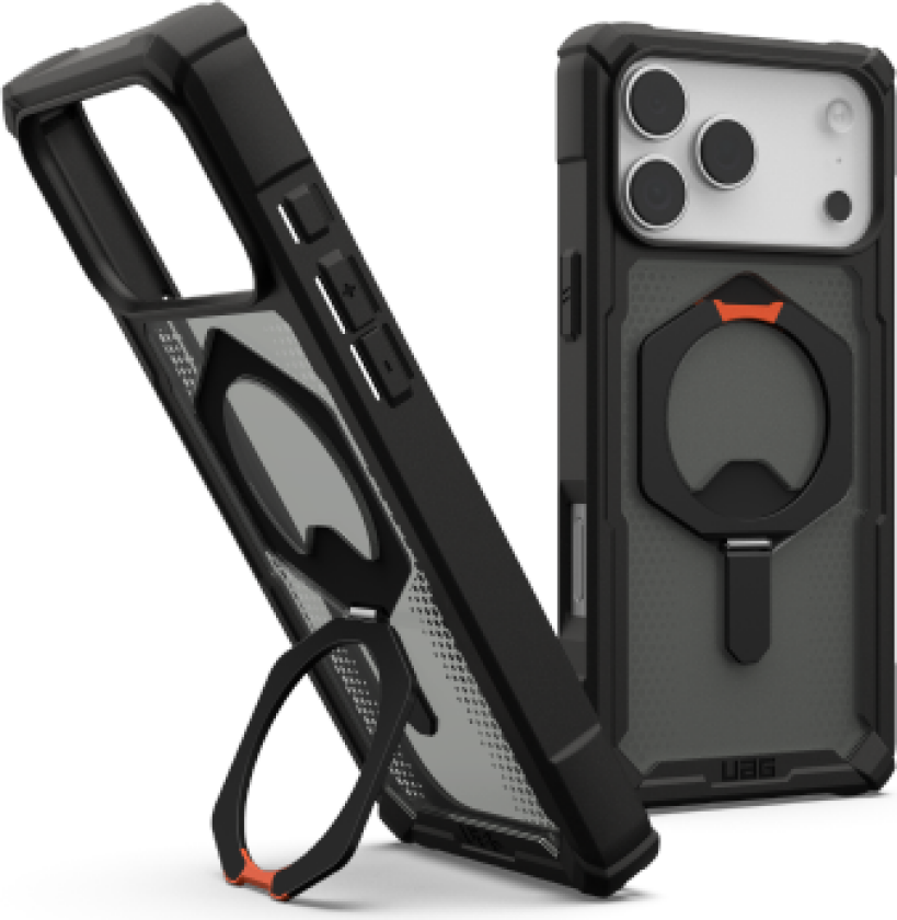 Plasma XTE MagSafe-etui for iPhone 17 Pro Max - svart og oransje