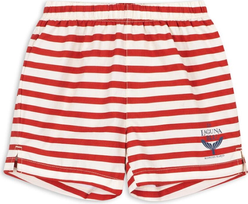 Asnou Badeshorts Stripe Rouge Stripe Rouge 7-8 Y Rød 7-8 år mann
