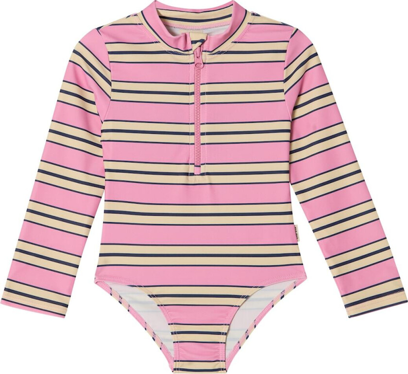 Toulon UV-badedrakt Happy Pink Stripe Happy Pink Stripe 134/140 cm Rosa 134/140 cm unisex