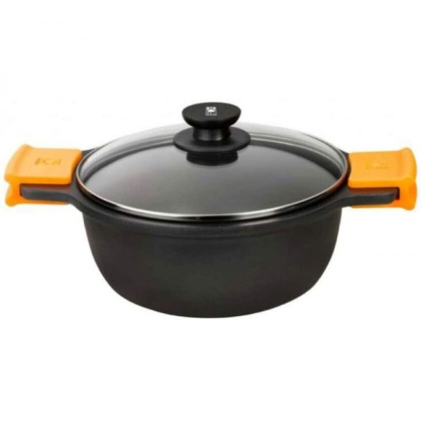 Kasserolle BRA Braisogona_A270336 Sort à 36 cm Aluminium