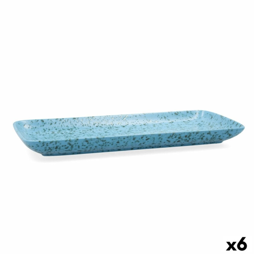Serveringsfat Ariane Oxide Ceramic Blue (36 x 16,5 cm) (6 enheter)