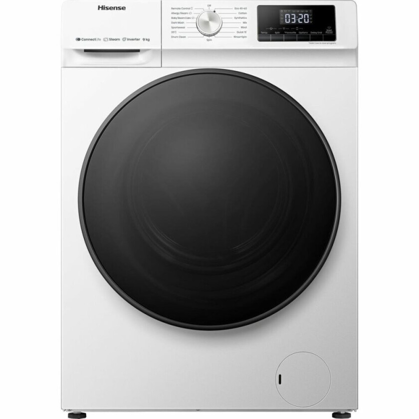 Vaskemaskin Hisense WFQA9014EVJMW 60 cm 1400 o/min 9 kg