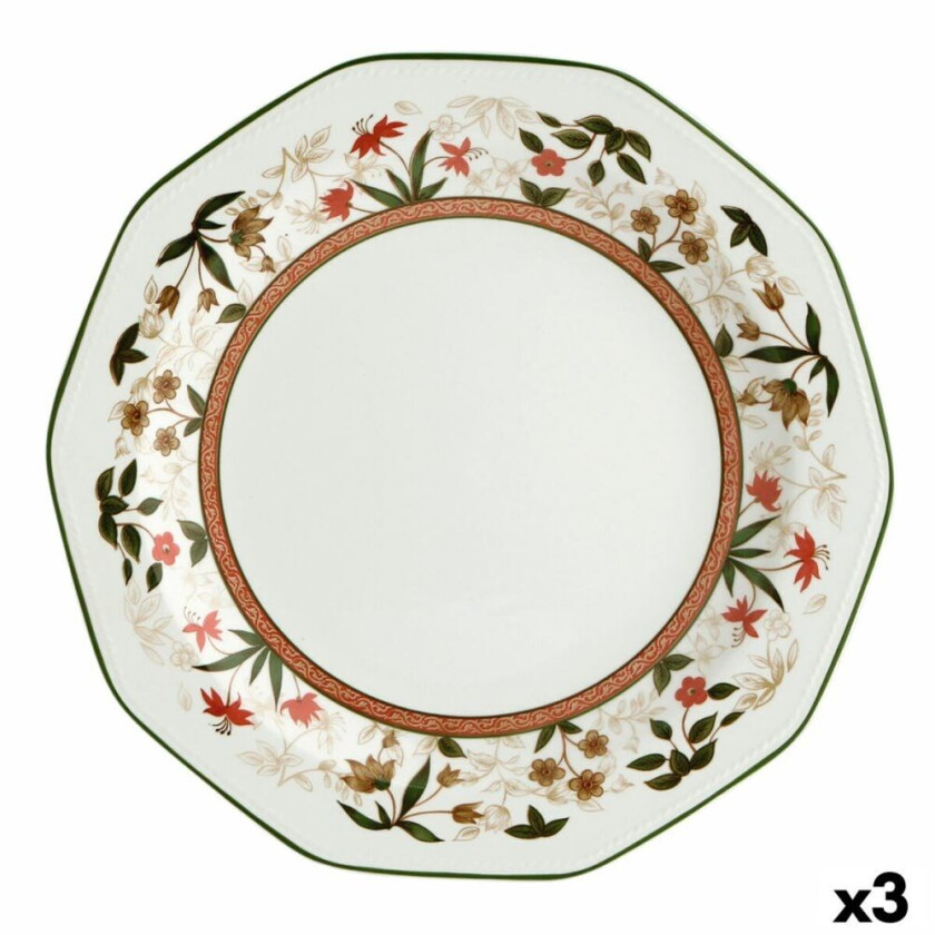 Serveringsfat Queen's By Churchill Assam Round White Ceramic Edények (3 mengder)