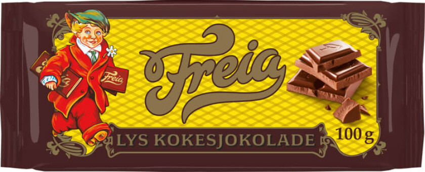 Freia Kokesjokolade Lys 100g