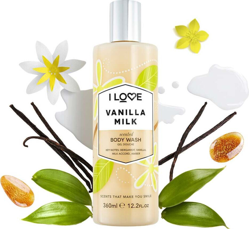 Vanilla Milk, 360 ml Dusj & Bad