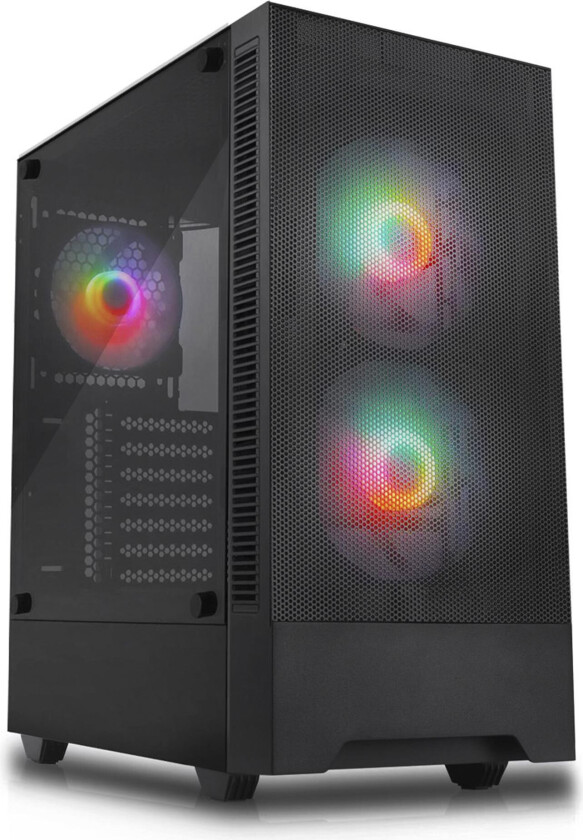 Silentware Flow 100 Midi Tower PC-kabinett, ATX - Svart