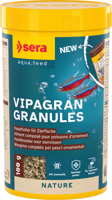 Bilde av sera Vipagran Nature softgranulat - 250 ml