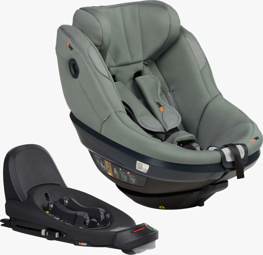 Beyond² Bilstol inkl. Beyond Base, Meadow Green Soft Breeze - Bakovervendte