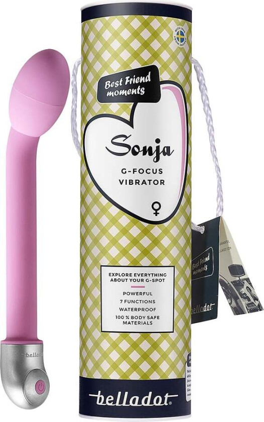 Sonja G-Focus Vibrator, Rosa, 1 stk.
